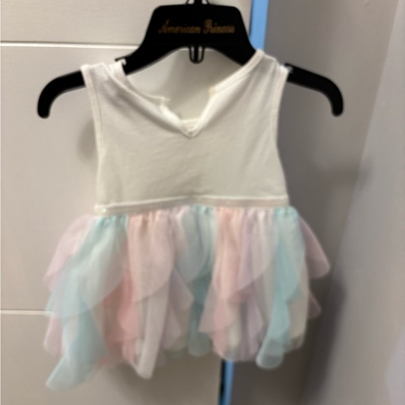 The Children’s Place Baby Girl White Pink Purple Blue Tutu Dress Size 3-6 Months - Picture 3 of 3